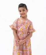 Cotton Flared Style Frock - Image 2