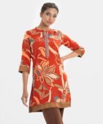 Black Viscose Straight Salwar Kameez