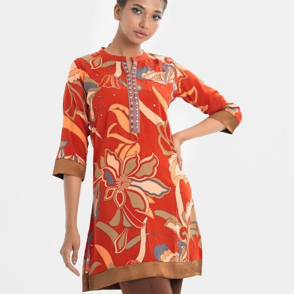 Black Viscose Straight Salwar Kameez